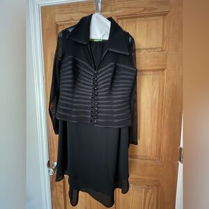 Vintage 90’s formal/cocktail Black top & skirt.